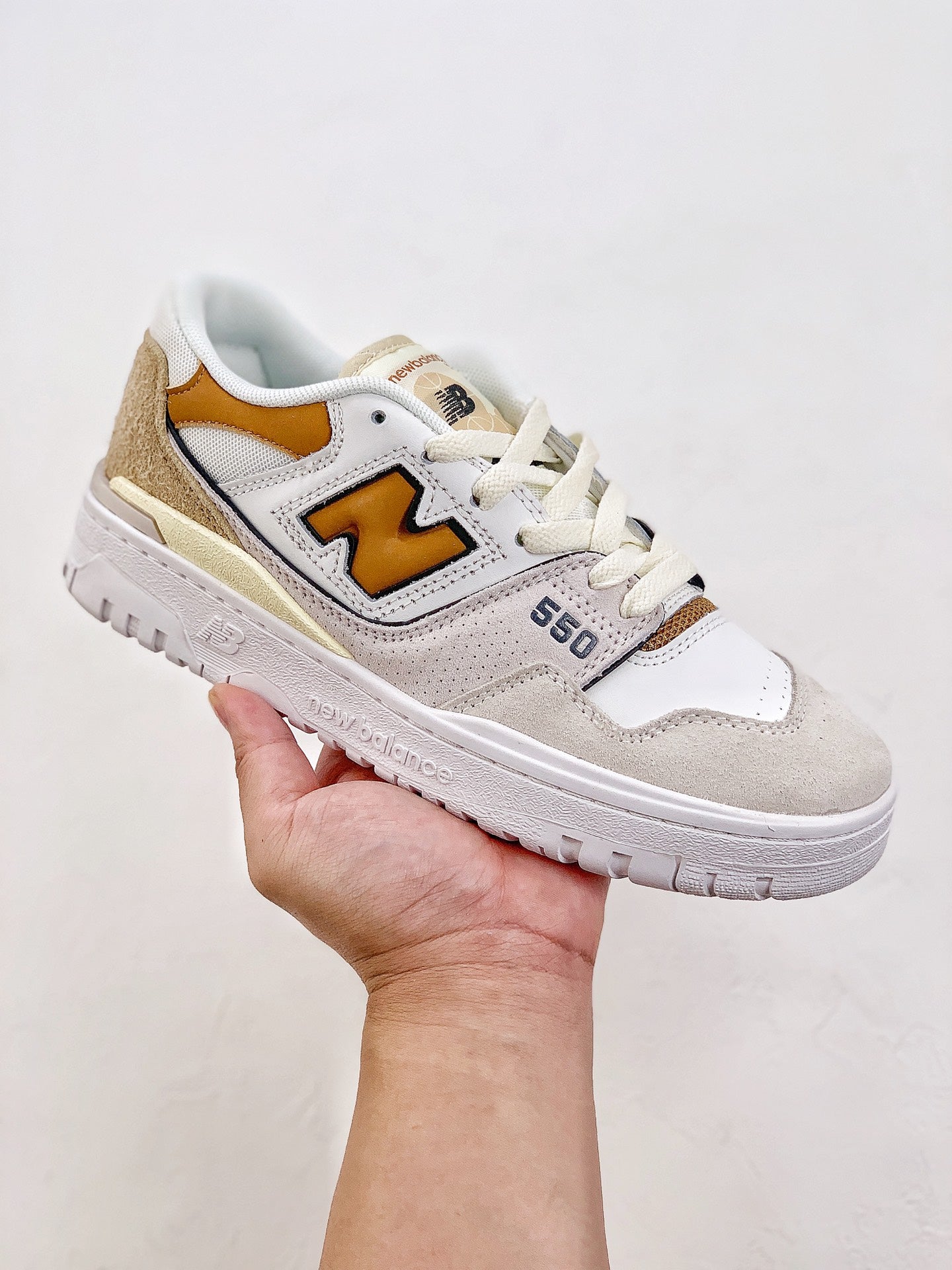 New Balance BB550 White&Yellow
