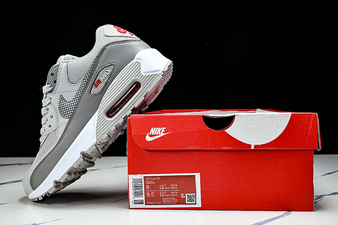 DM9102-001 AIR MAX 90 GREY/RED/WHITE