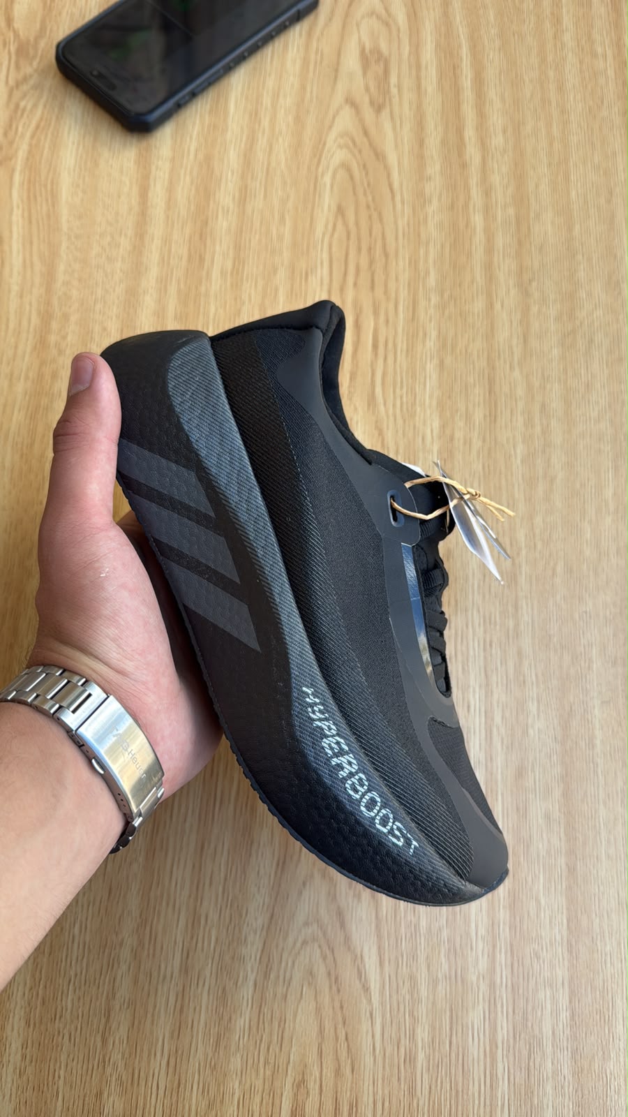 Adidas hyperboost black stock
