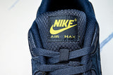 DM0029-401 AIR MAX 90 RETRO AIR CUSHIONED RUNNING SHOES NAVY BLUE/BLACK