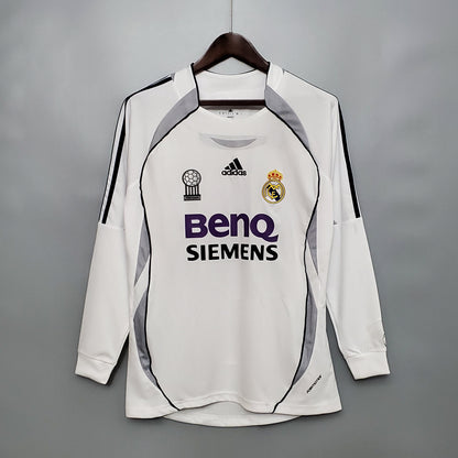 Retro Real Madrid Long sleeve 06/07 home S-XXL