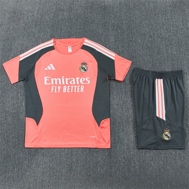 26-27 Season Real Madrid Orange Color Football Training Suit