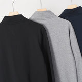 605Half ZipStand Collar Sweatshirt