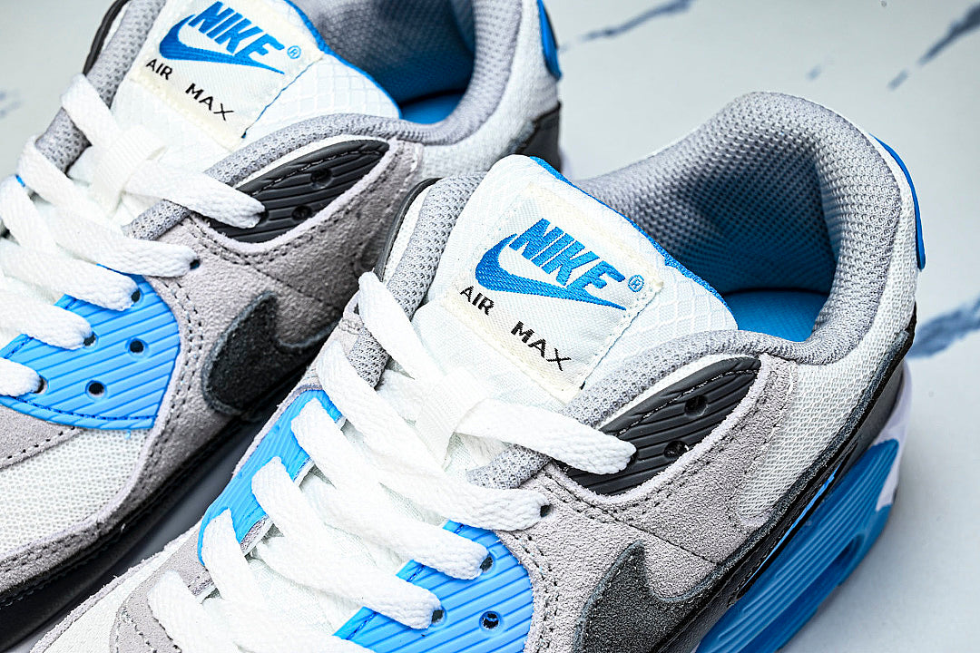 【250】DM0029-019 AIR MAX 90 PLATINUM TINT/IRON GREY/BLUE LIGHTNING