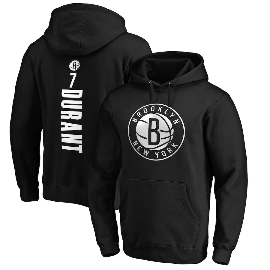 Brooklyn nets black 7 durant hoodie