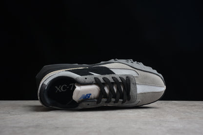 New Balance xC-72 retro casual running shoes black men and women same style