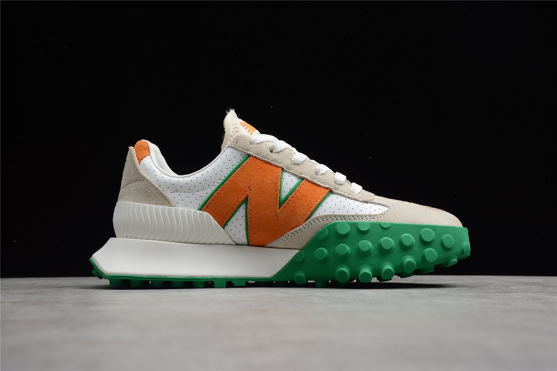 New Balance New Balance UXC72 series retro pioneer gray white orange green base