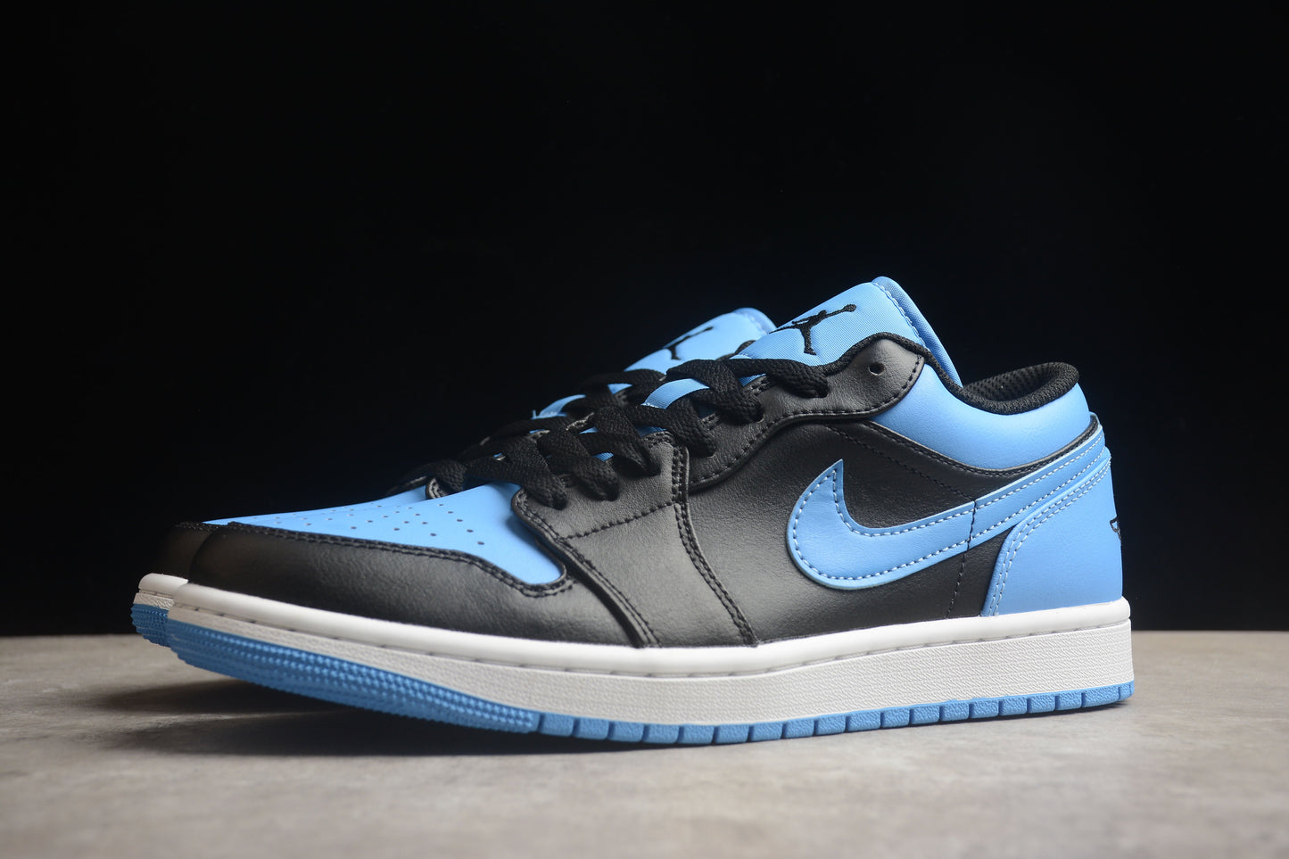 Air Jordan Low 1 Bleu/Noir