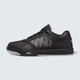 B27 Uptown Low-Top Sneaker ’Black Smooth Calfskin, Black Suede and Black Dior Oblique Galaxy Leather’