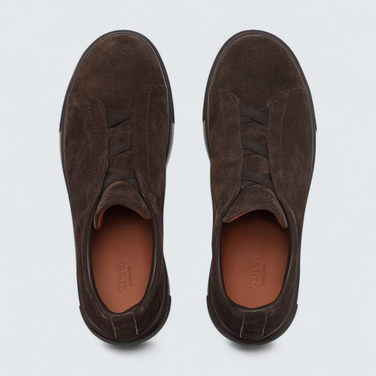 Brown Suede Triple Stitch™ Sneakers