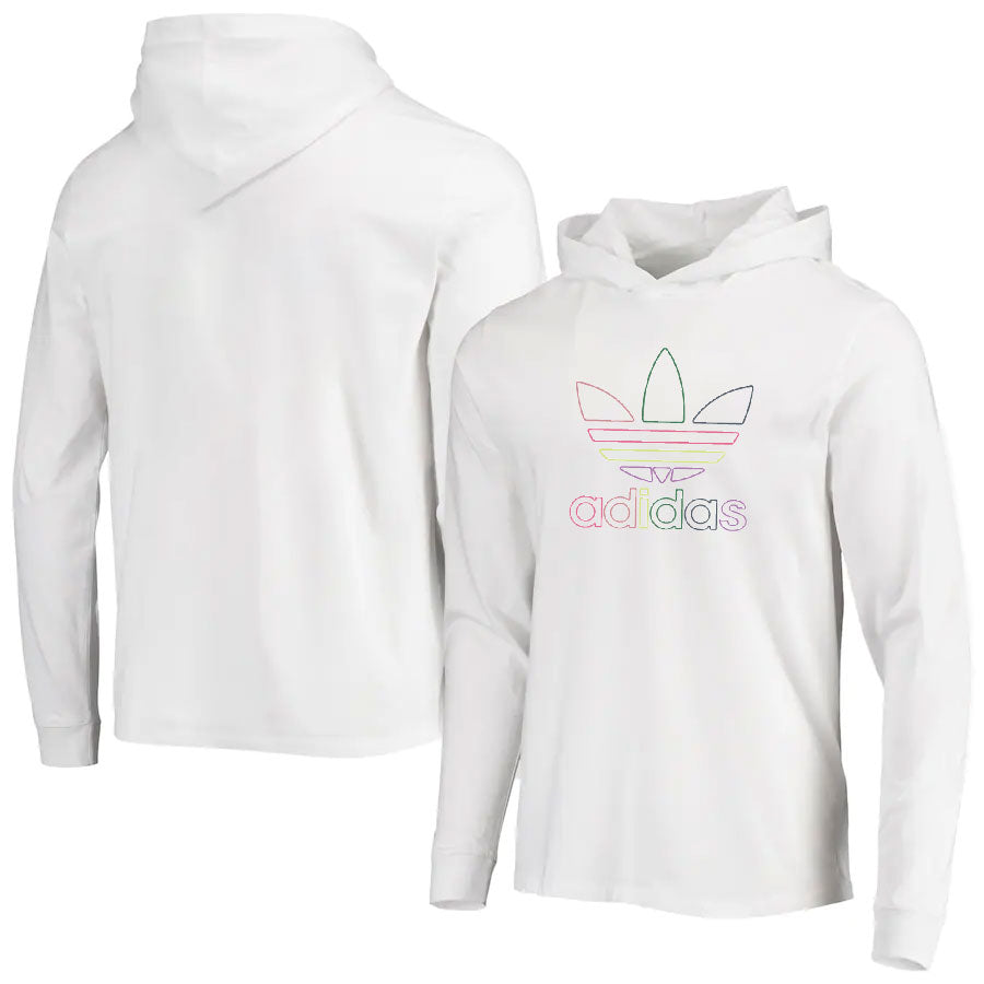 Adidas white hoodie