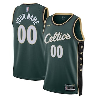 Boston celtics olive green jersey