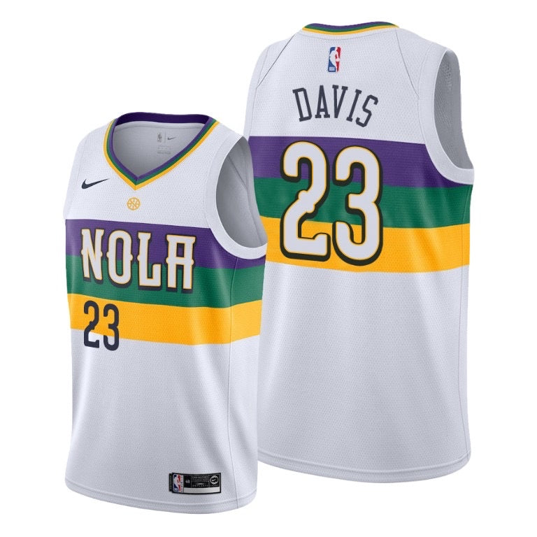 Nola white 23 davis jersey