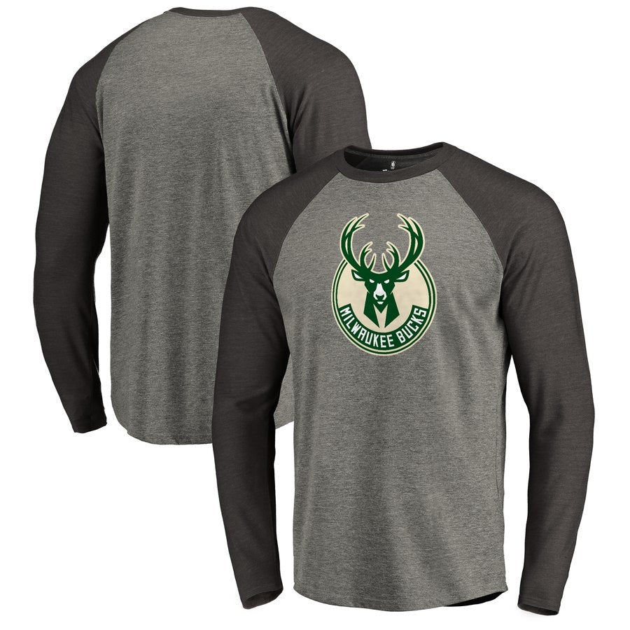 Milwaukee bucks dark grey  long shirt