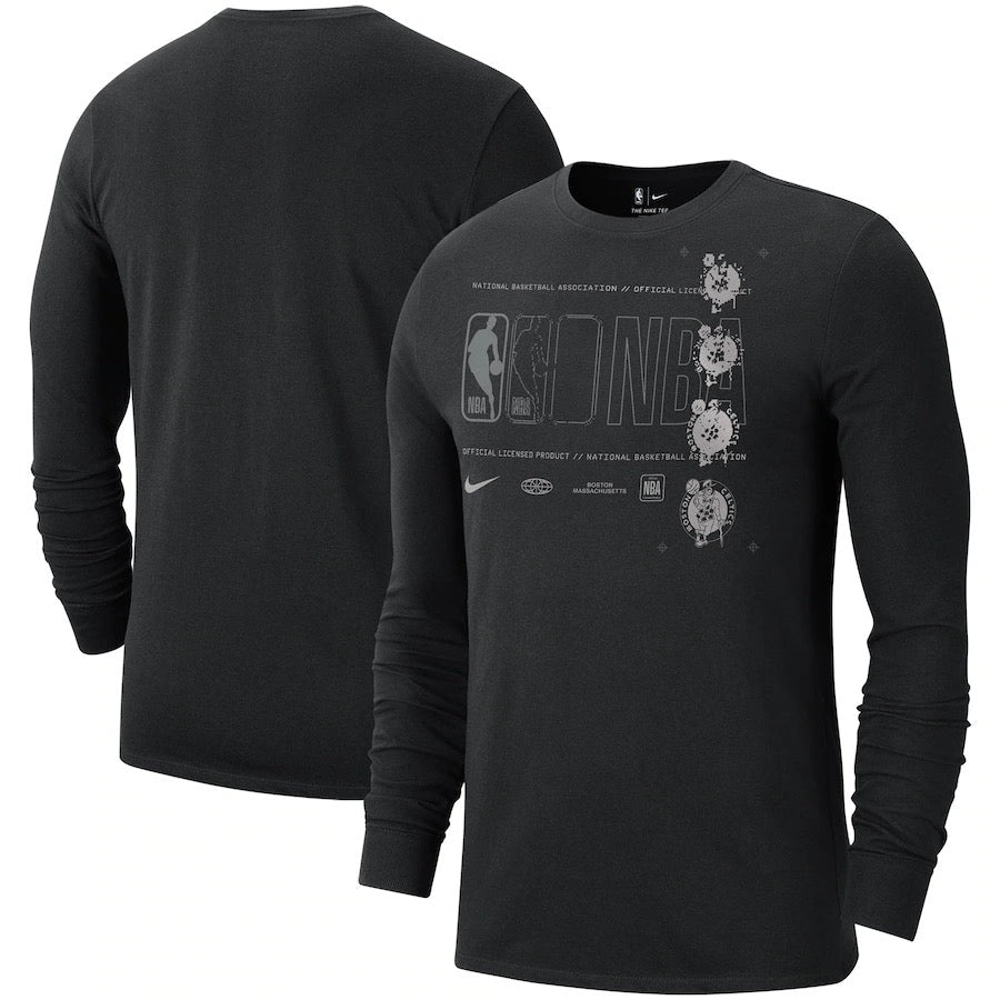 Boston celtics black long shirt