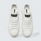 D&G Calfskin Nappa Portofino Sneakers 'White'