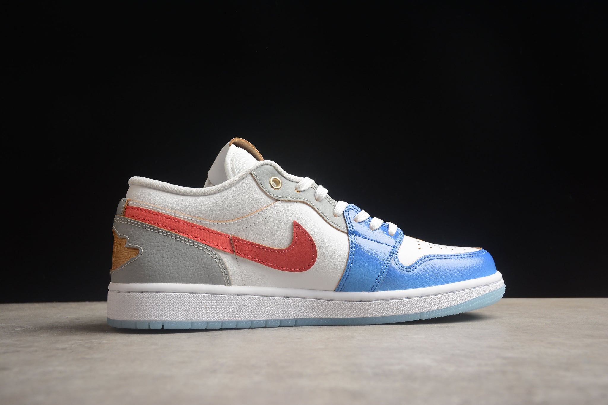 Air Jordan Low 1 rouge/bleu