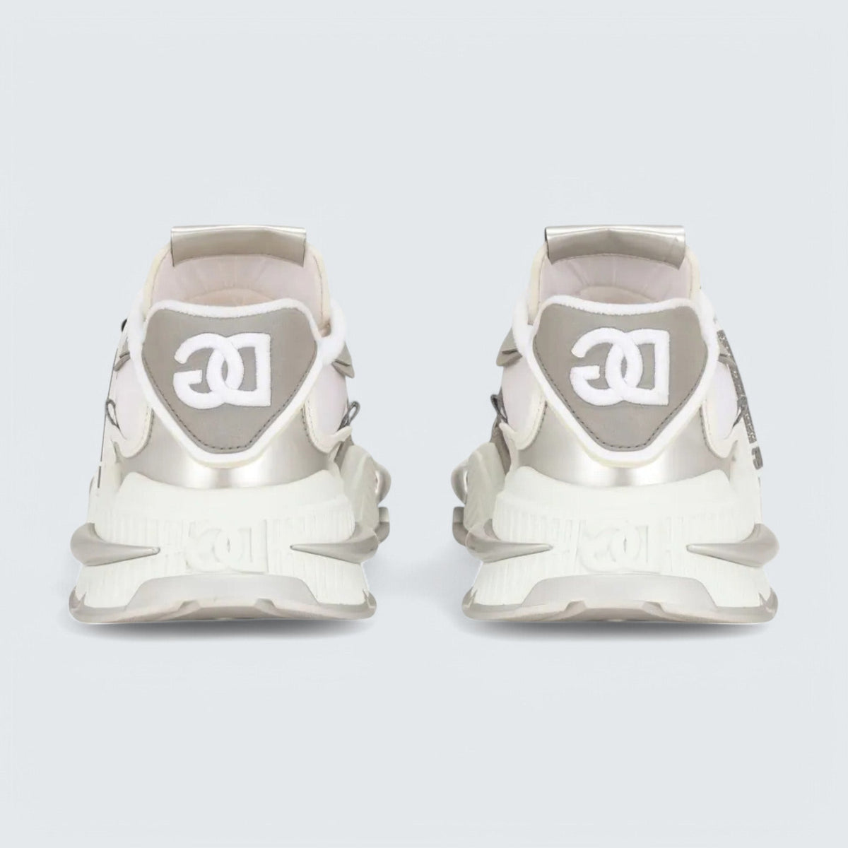 D&G Airmaster DG-Logo Chunky Sneakers 'White/Grey'