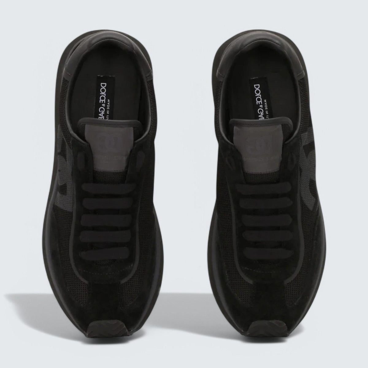 DG Cushion Mixed-Material Sneakers 'Black'