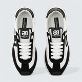 D&G Cushion Mixed-Material Sneakers 'White/Black'