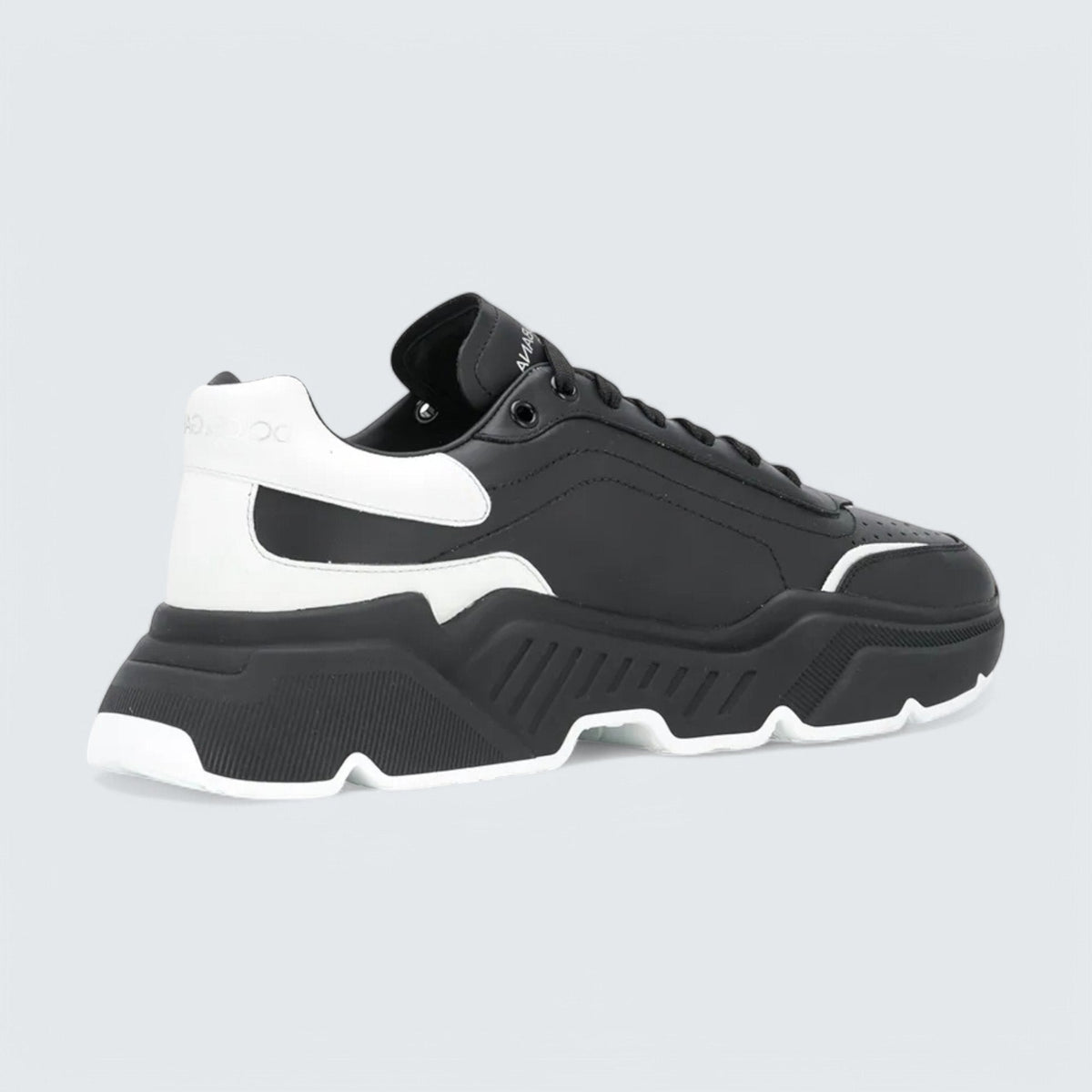 D&G Daymaster Leather Sneakers 'Black/White'