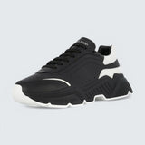 D&G Daymaster Leather Sneakers 'Black/White'