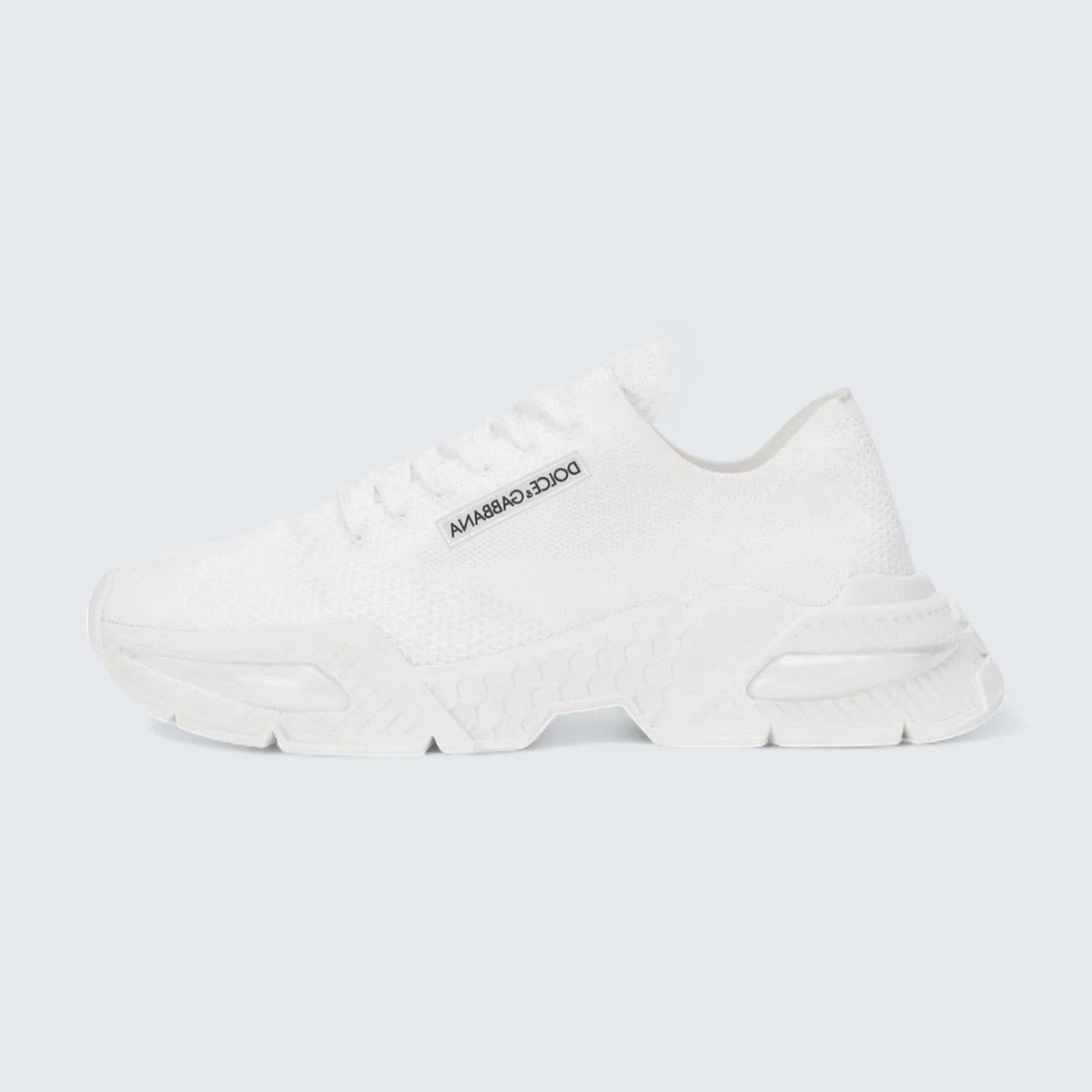 D&G Daymaster Stretch-Knit Sneakers 'White'