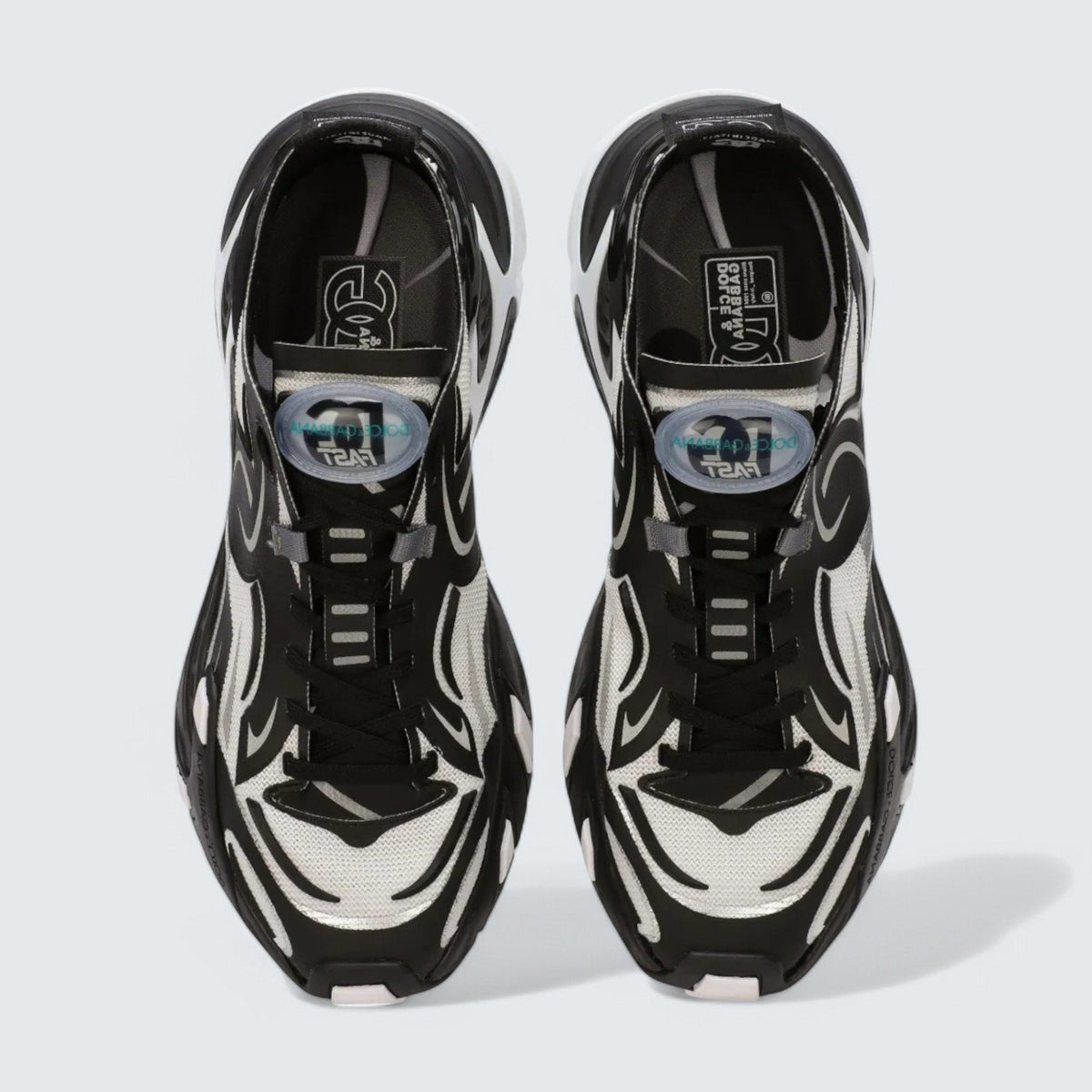 D&G Fast in Maglina Sneakers 'White/Black'