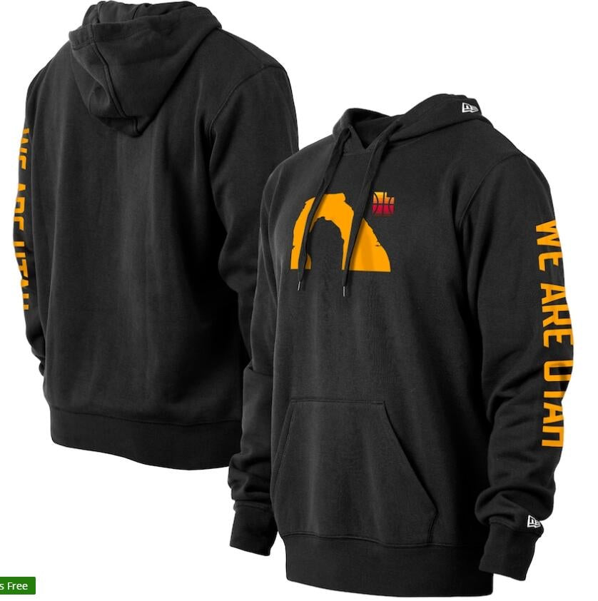 Utah jazz black hoodie