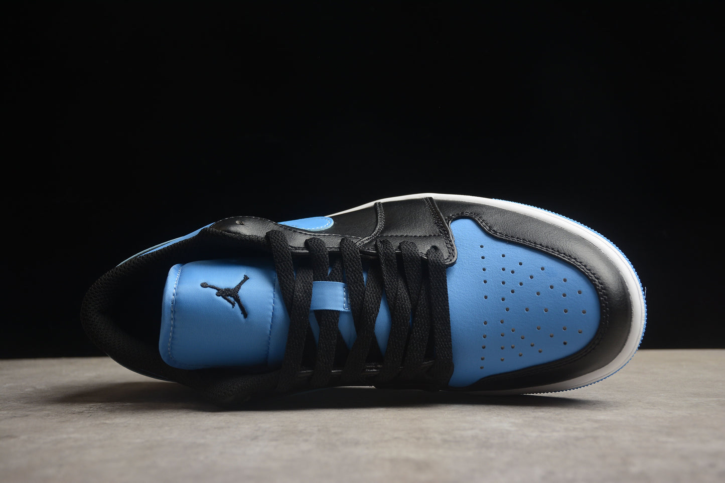 Air Jordan Low 1 Bleu/Noir