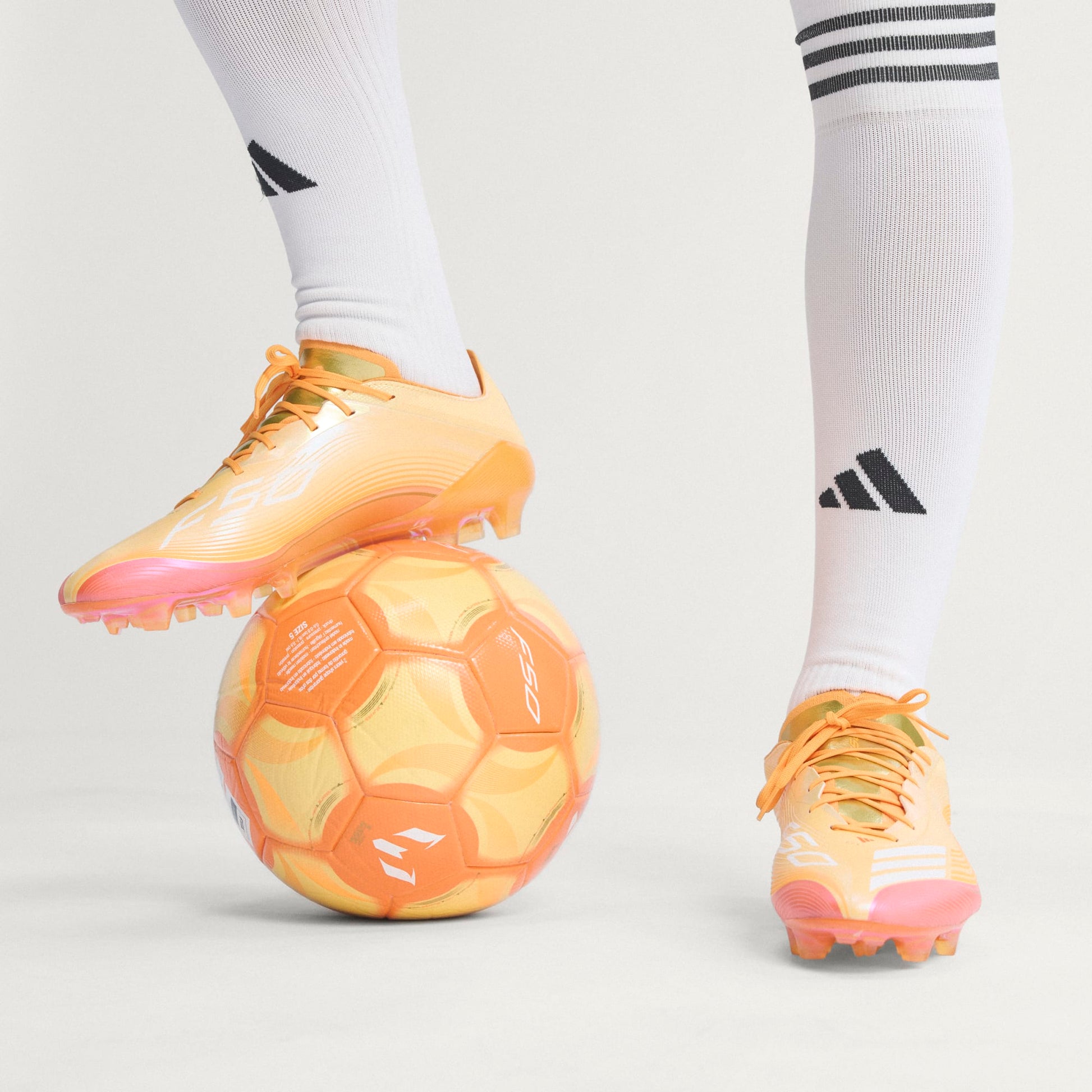 adidas F50 MESSI ELITE Firm Ground Soccer Cleats - Orange