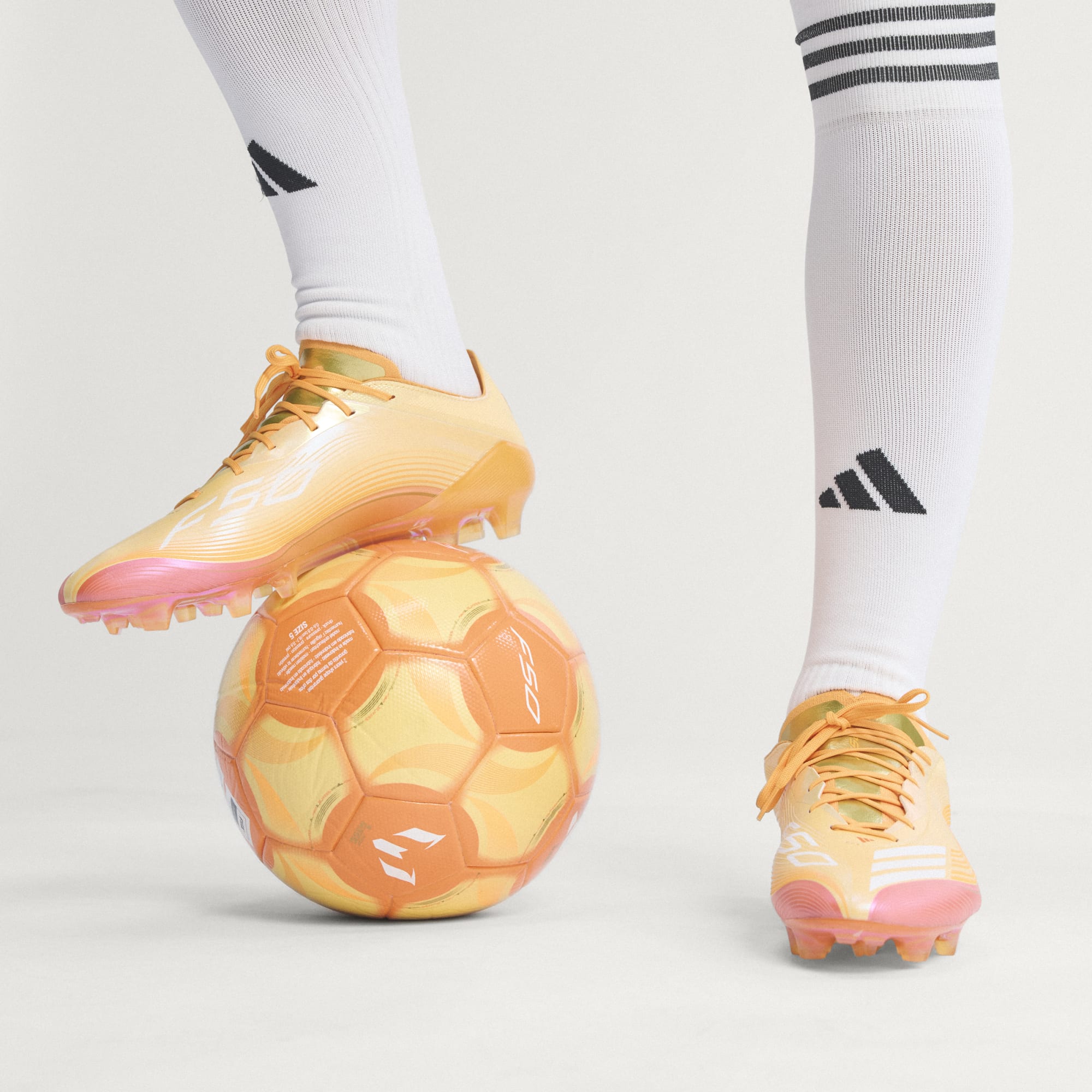 adidas F50 MESSI ELITE Firm Ground Soccer Cleats - Orange
