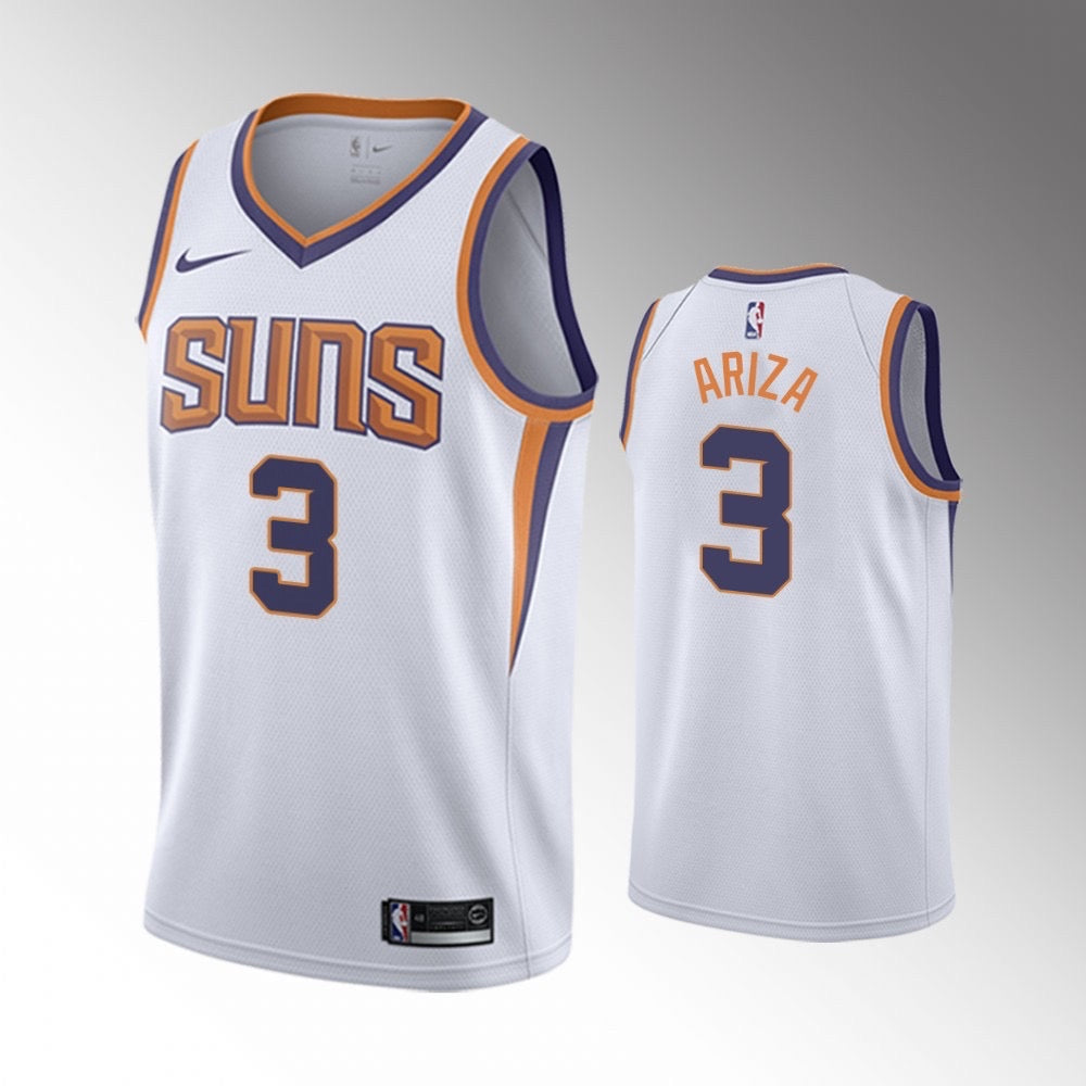 Phoenix suns white 3 ariza jersey