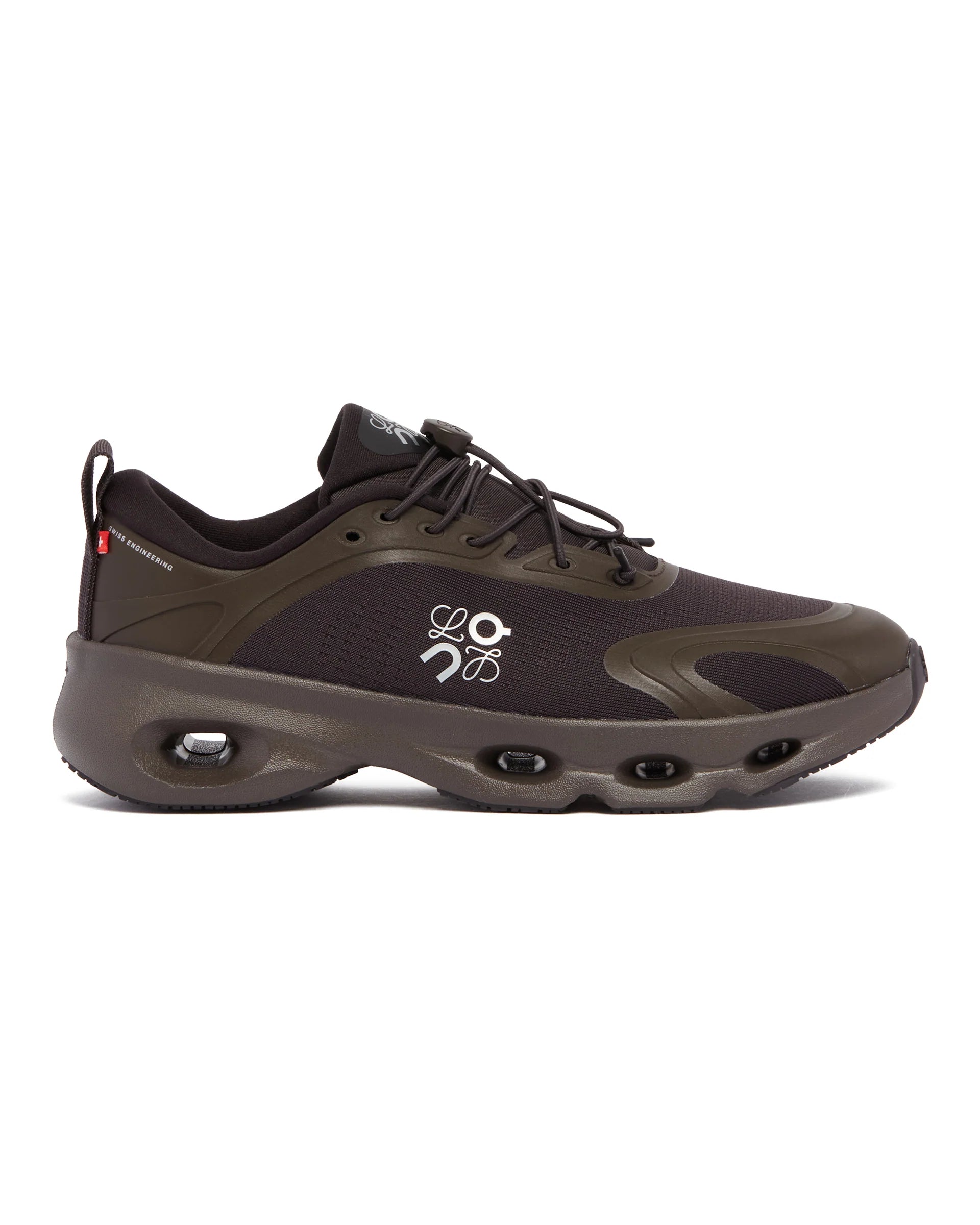 LOEWE x On Brown Cloudsolo Sneakers