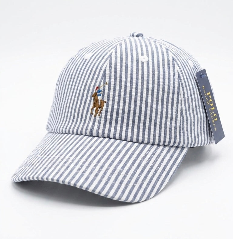 Polo Ralph Lauren Striped Seersucker Cap