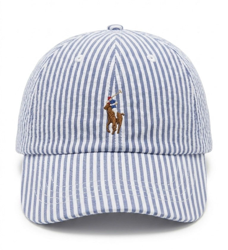 Polo Ralph Lauren Striped Seersucker Cap