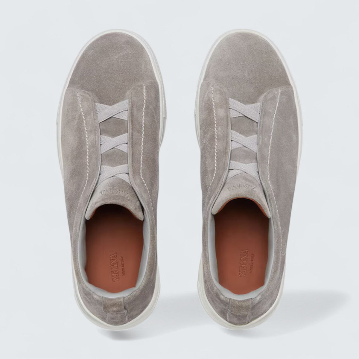 Grey Mélange Suede Triple Stitch™ Sneakers
