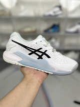 Asics Gel Resolution 9 White Black Men's Comfort Shoes ST