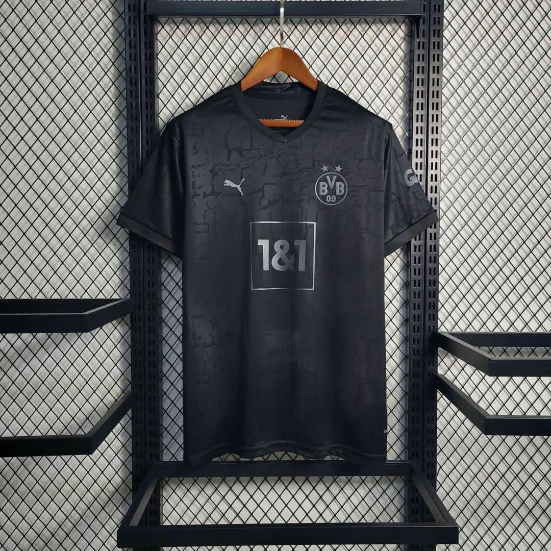 Borussia Dortmund Full Black Fan Version Jersey