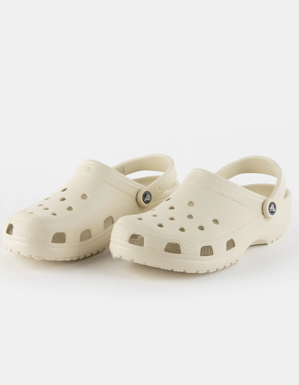 cream colored crocs