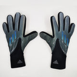 adidas gloves grey and black