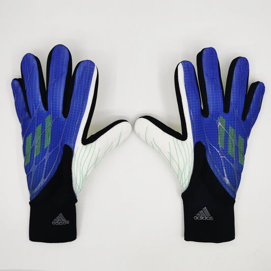 adidas gloves blue,black and wihte