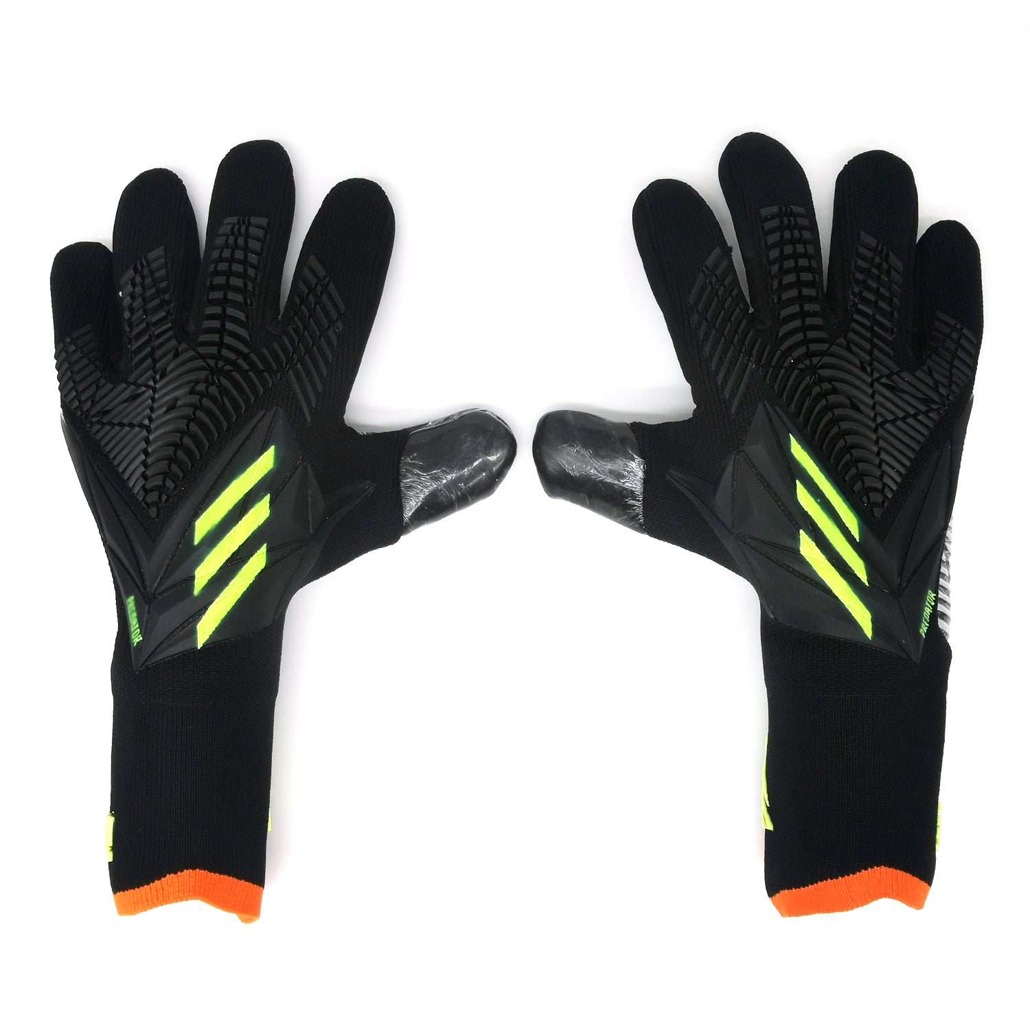 adidas gloves black and yellow