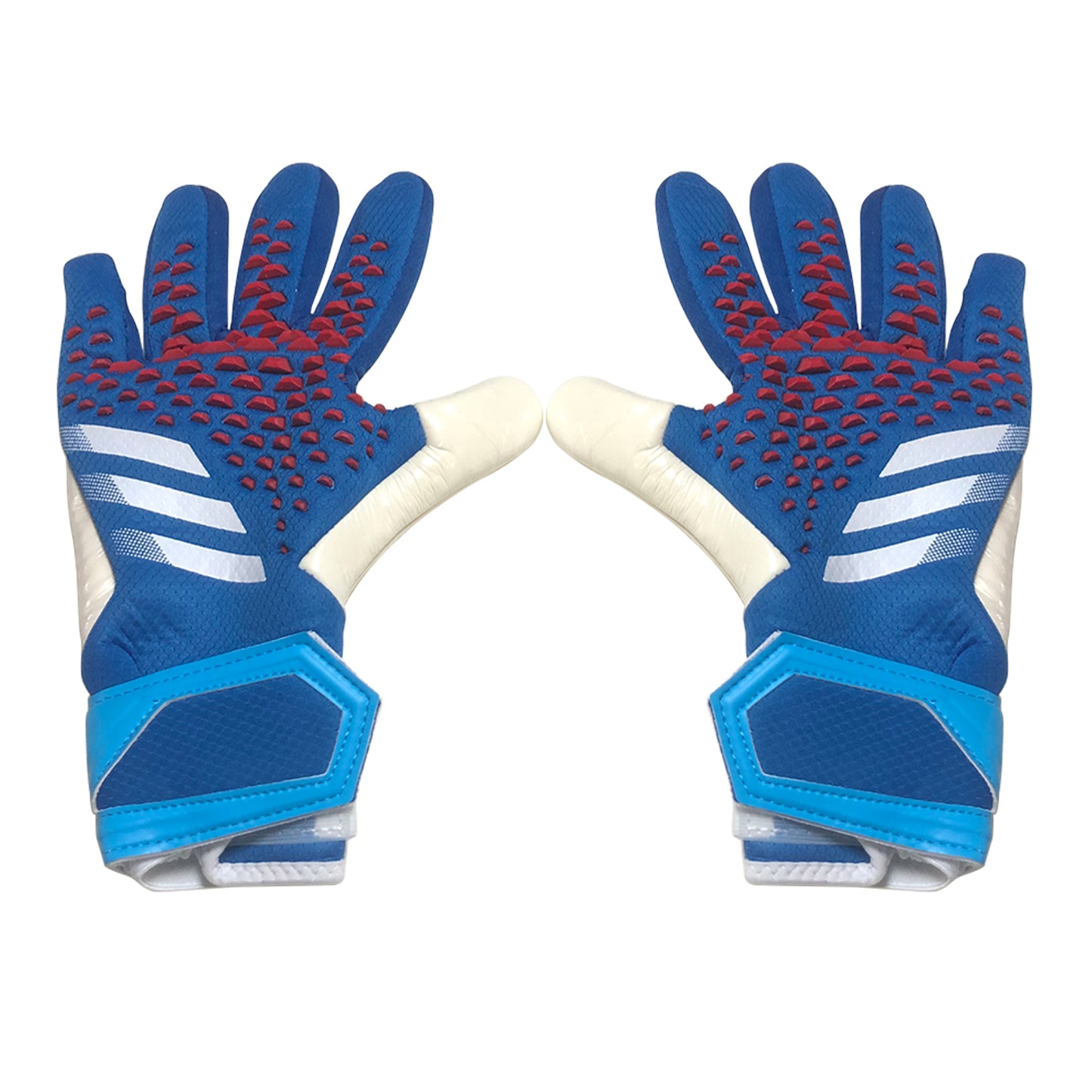 adidas gloves blue and red