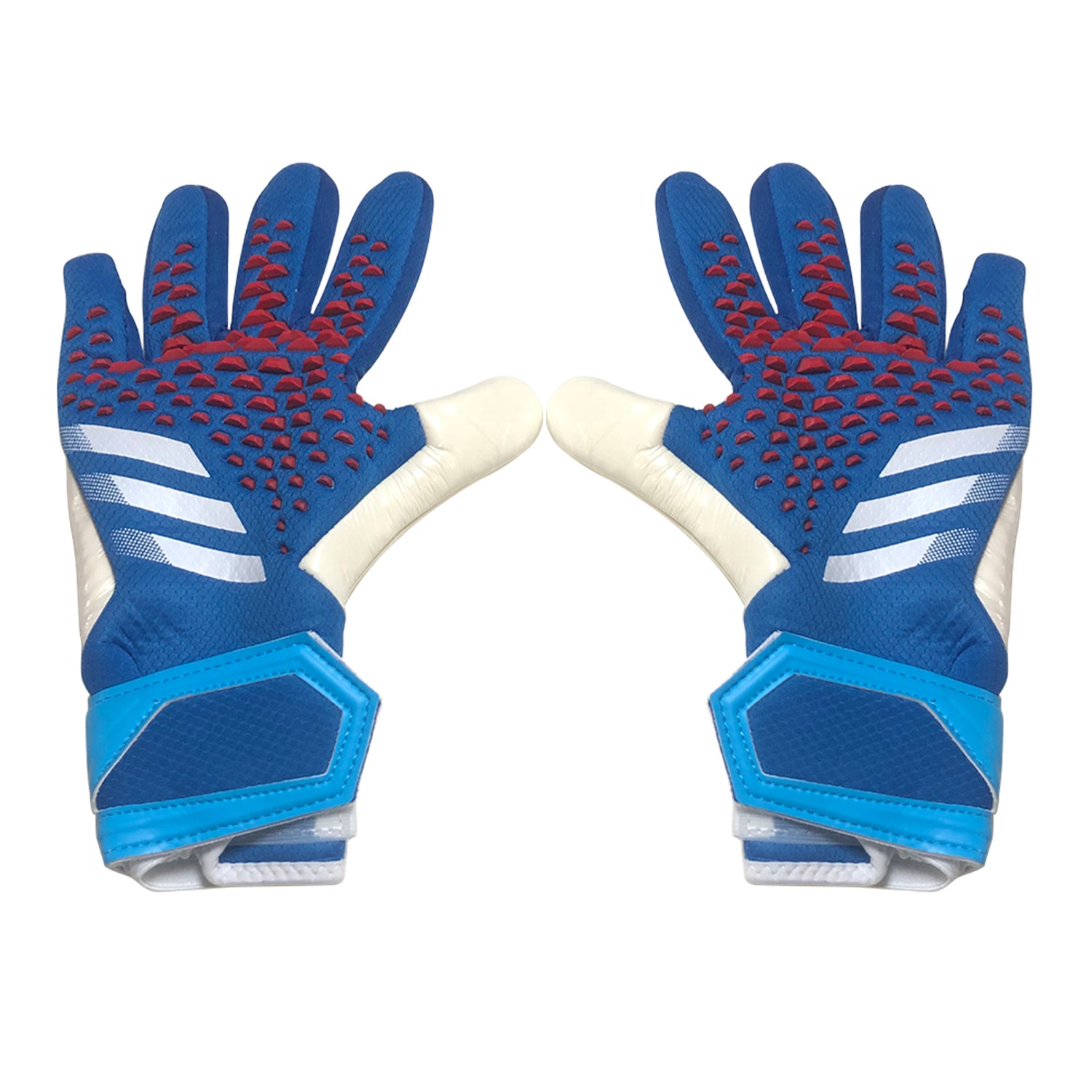 adidas gloves blue and red
