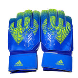 adidas gloves blue and green