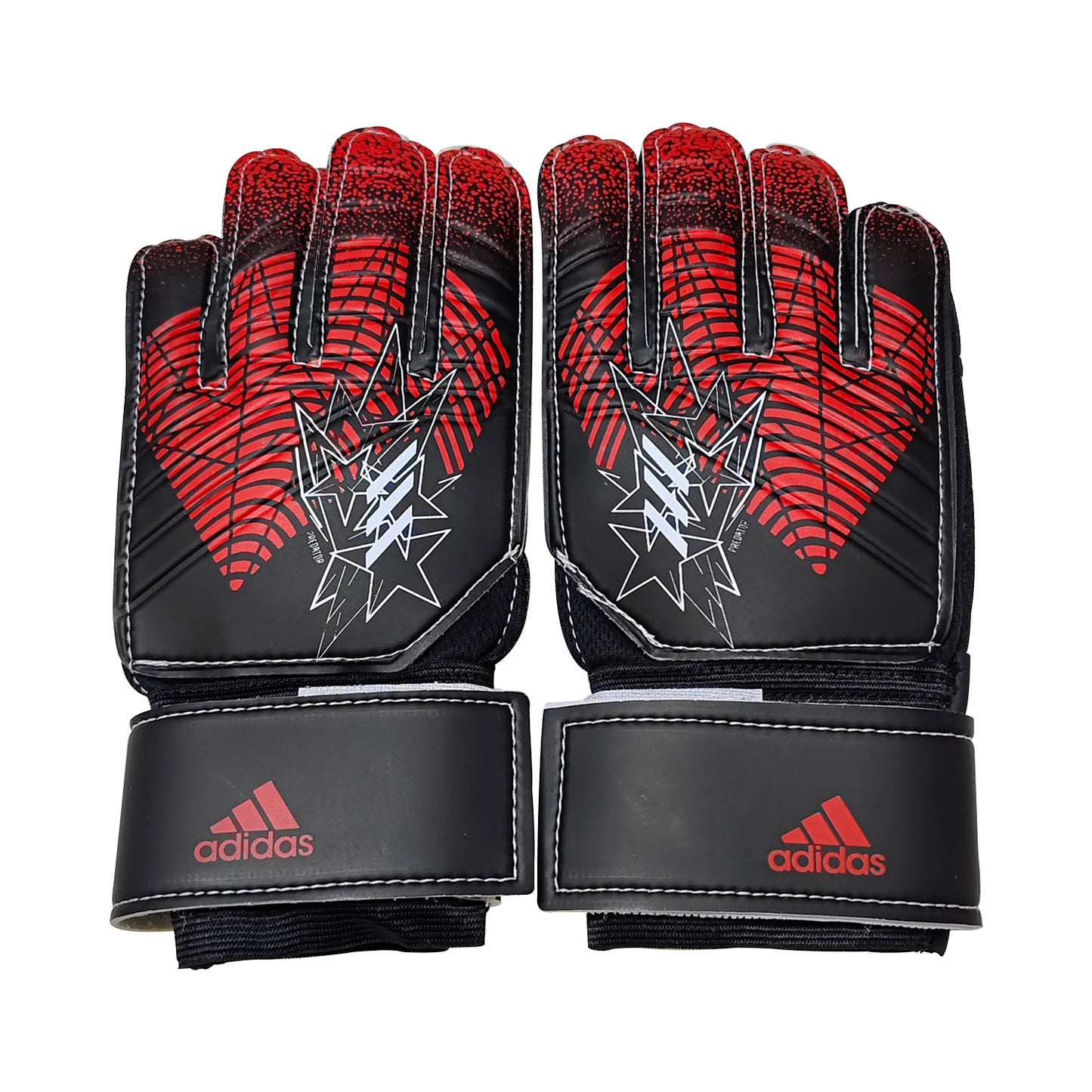 adidas gloves red and black