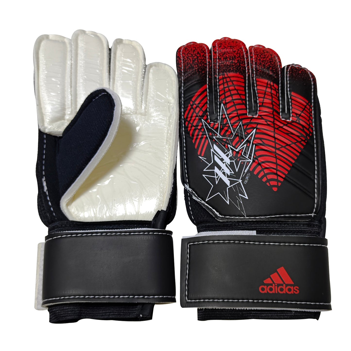 adidas gloves red and black