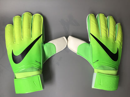 nike gloves green and yellow