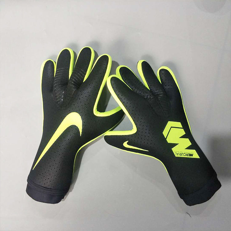 nike gloves yellow and black